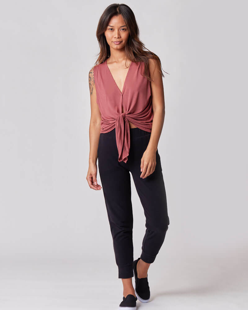 Every Way Maternity to Nursing Wrap Tank Top