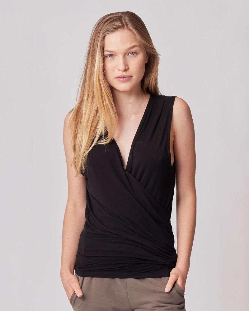 Every Way Maternity to Nursing Wrap Tank Top