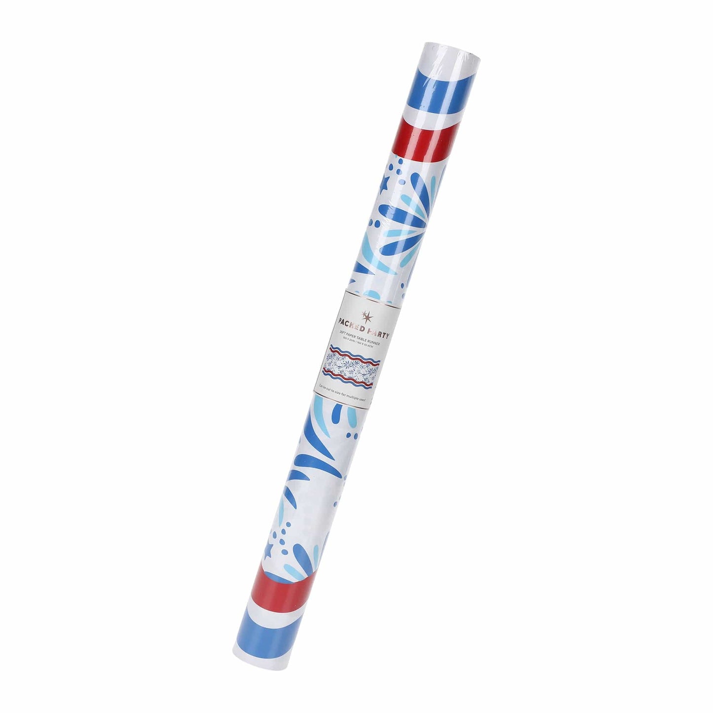 Star Spangled Spark Paper Table Runner (25 ft, cut to fit)