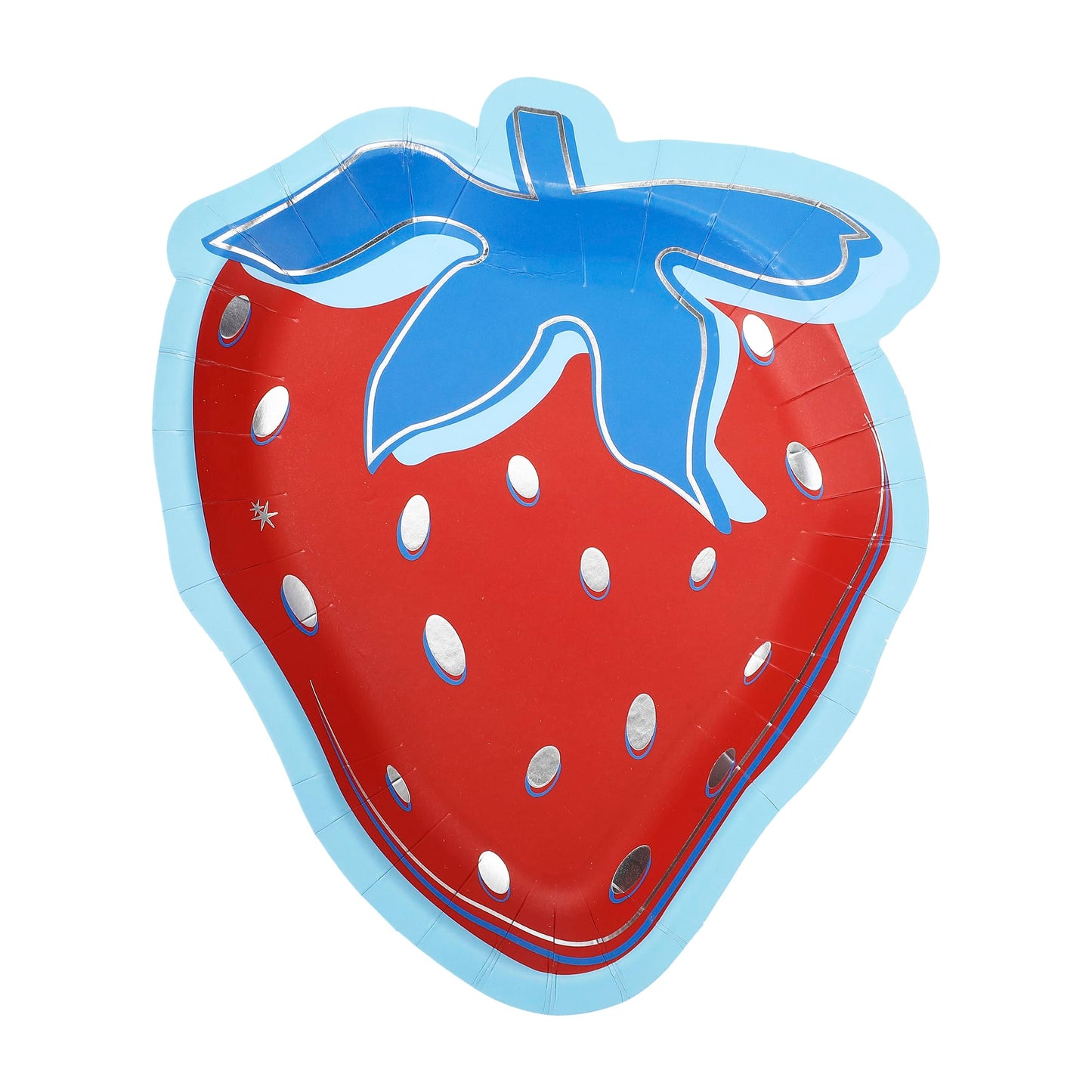 Red, White & Berry Dessert Plate (10 ct)