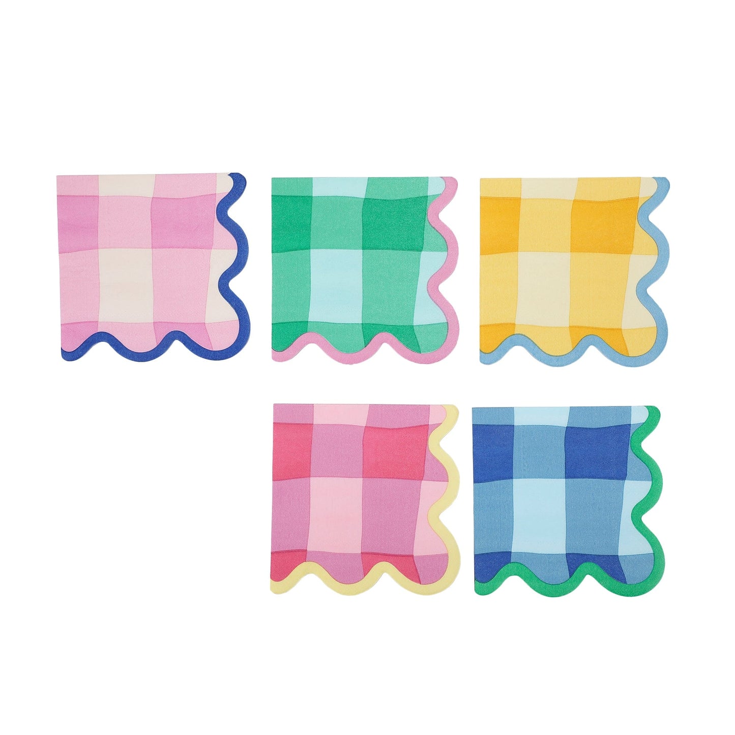 Colorwave Gingham Cocktail Napkins (20 ct)