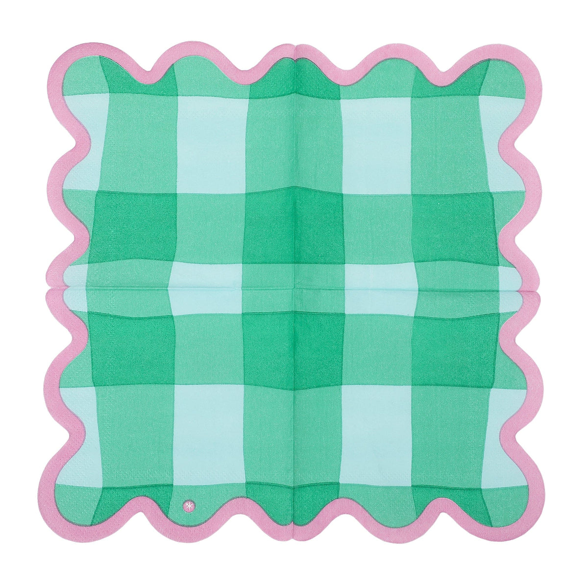 Colorwave Gingham Cocktail Napkins (20 ct, 5 colors)