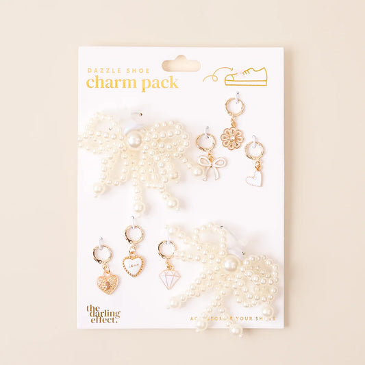 Pretty in Pearl Dazzle Shoe Charm Pack
