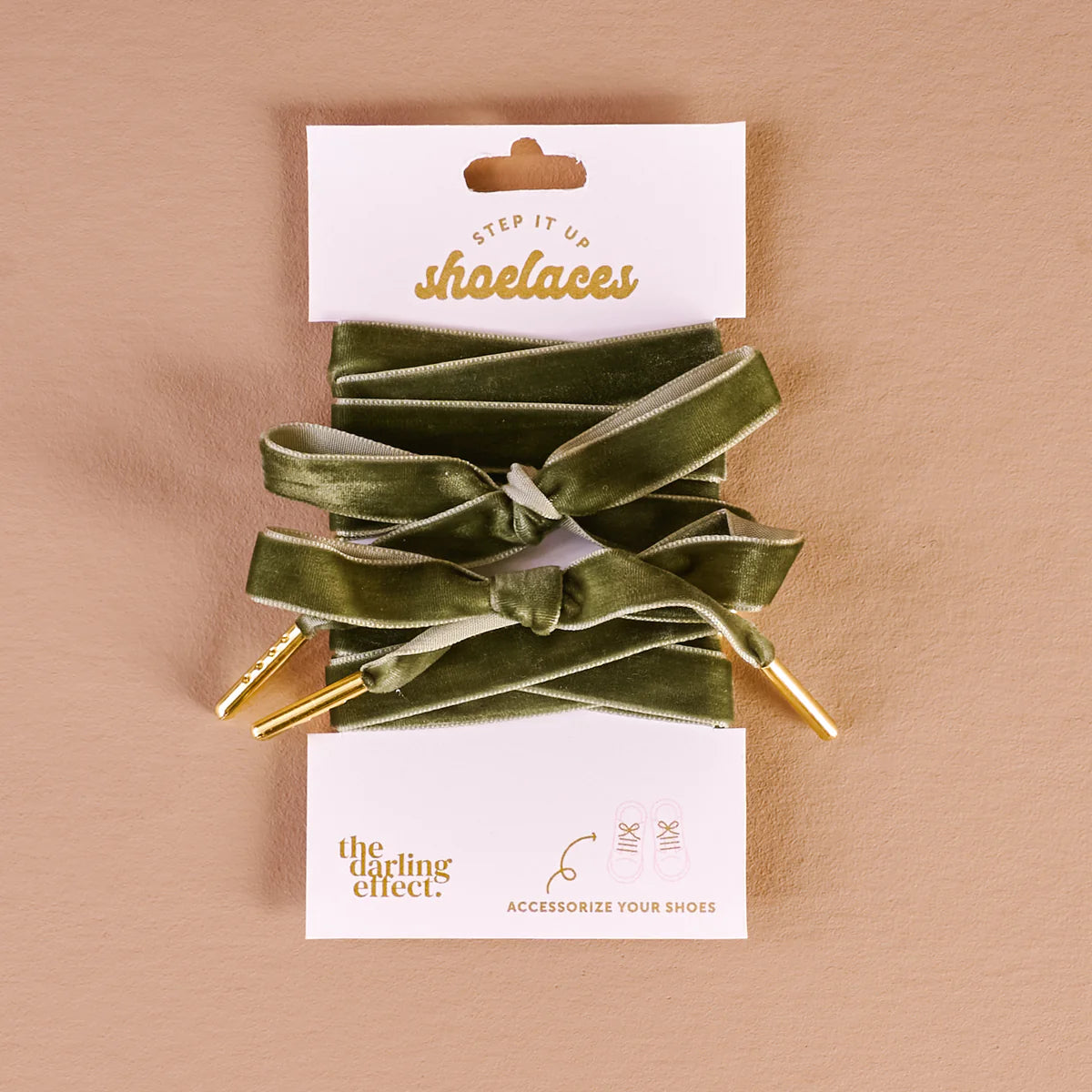 Velvet Green Step It Up Shoelaces | Boutique Sneaker Laces