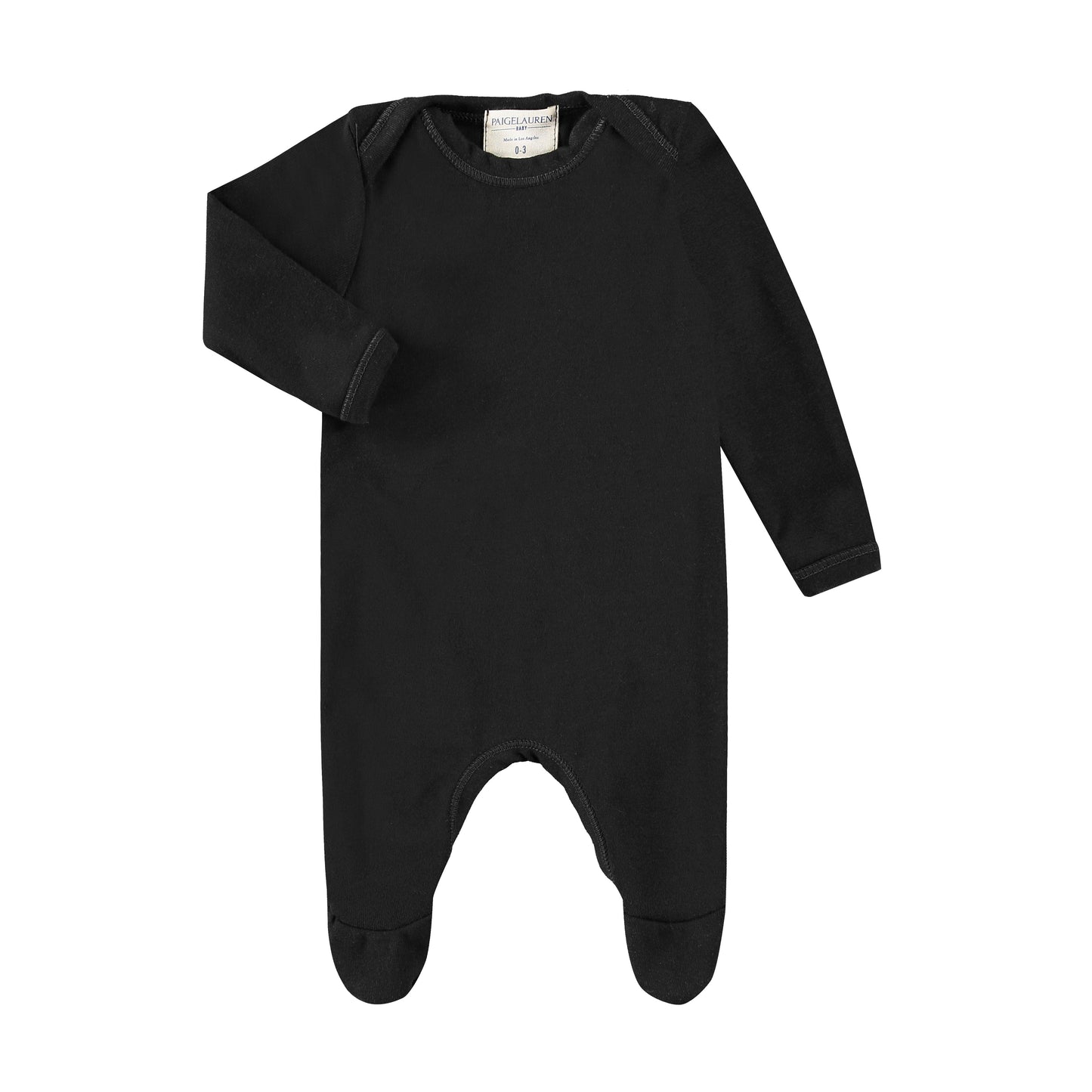 Rib Lap Tee Footie Pajama