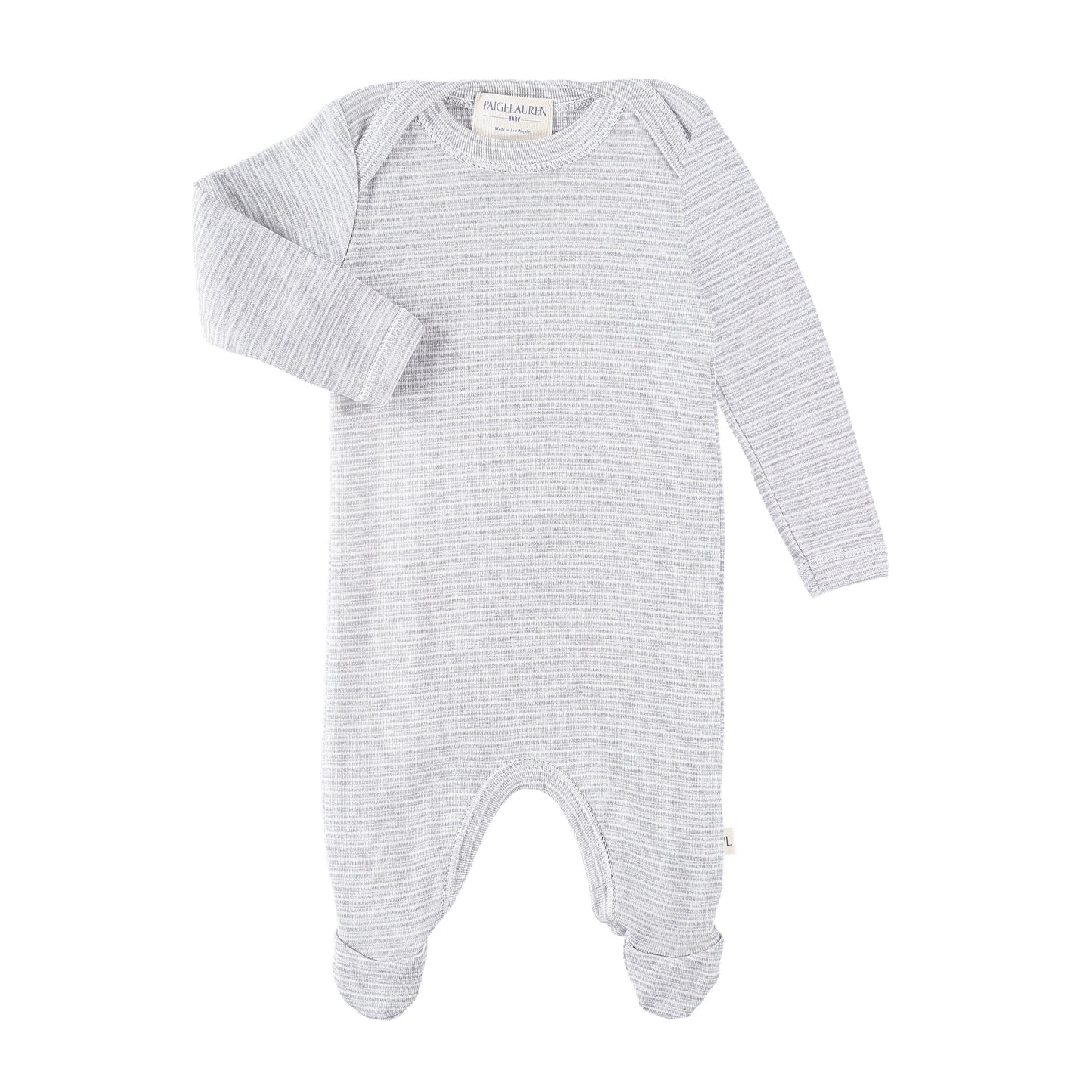Rib Lap Tee Footie Pajama