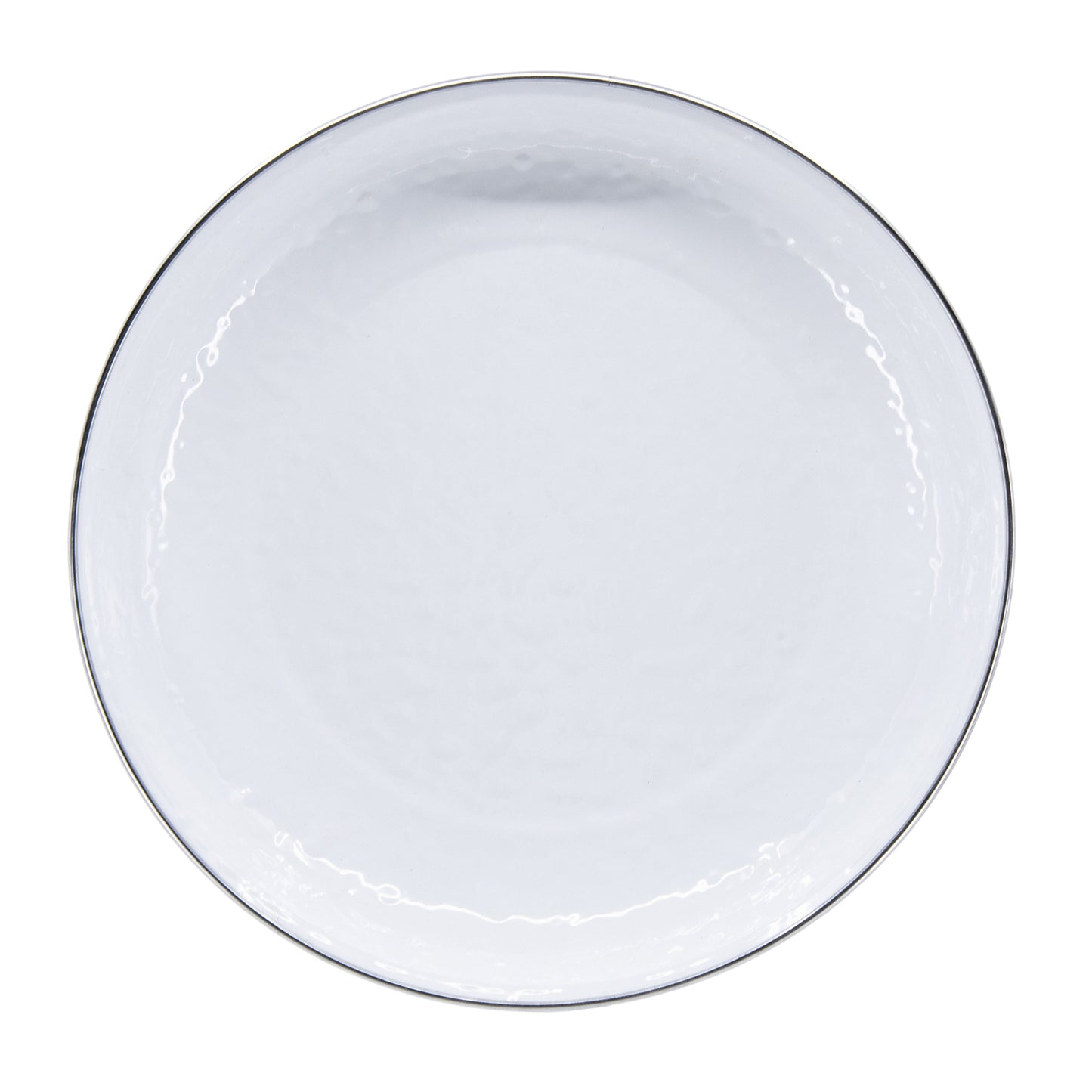 Solid Pasta Plates - Set of 4, White