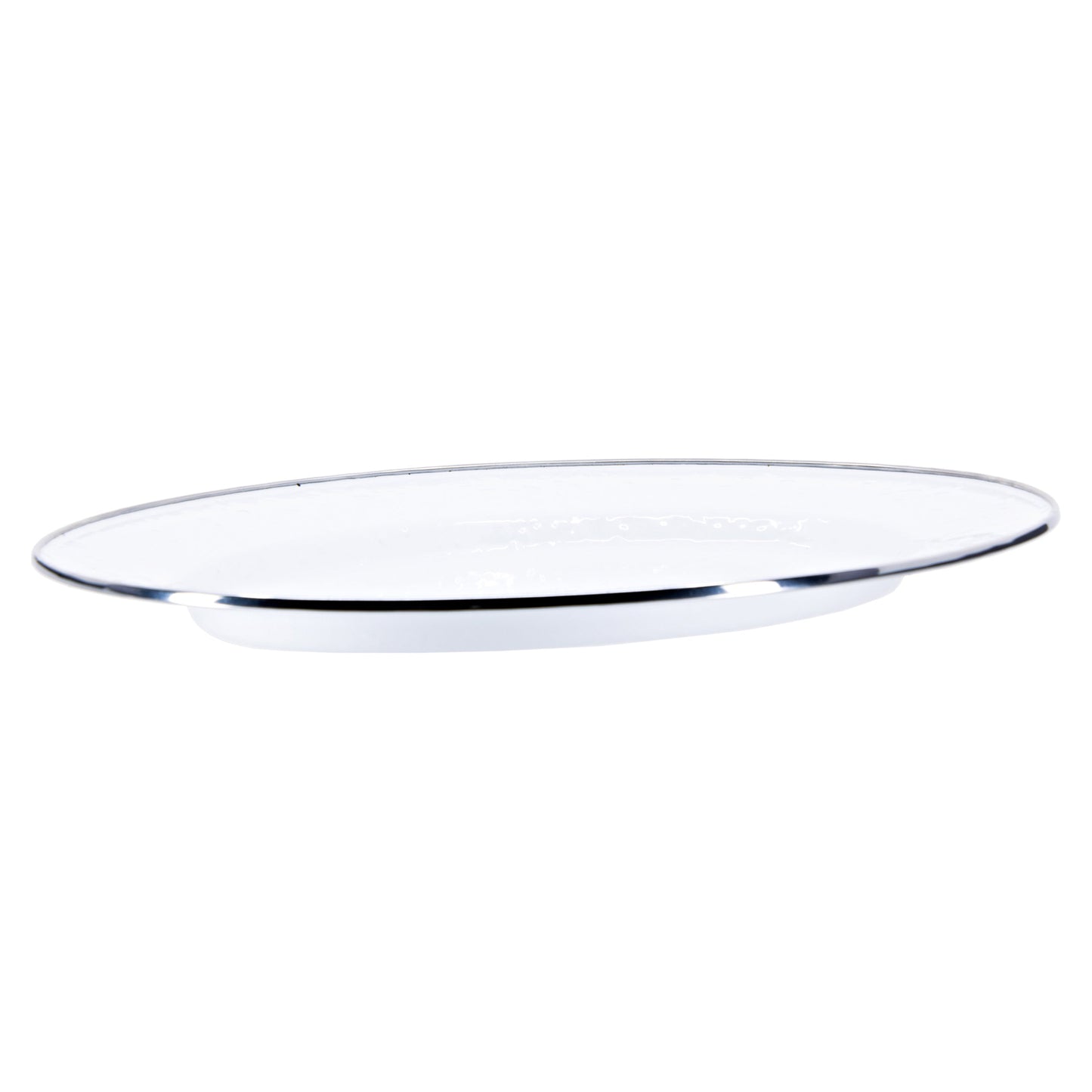 Solid Oval Platter, White