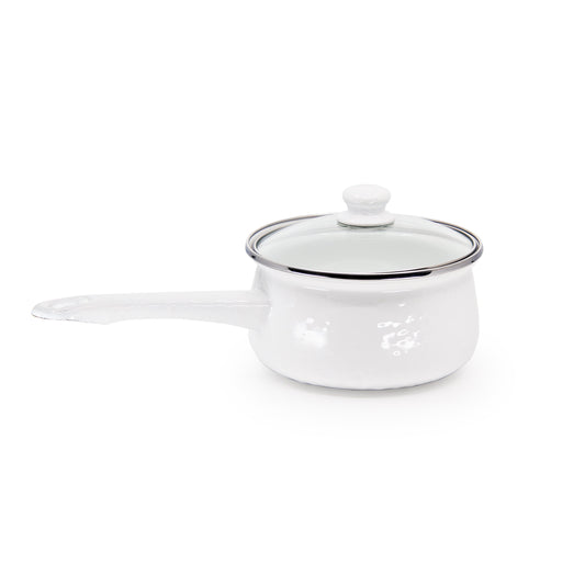 White Solid Sauce Pan