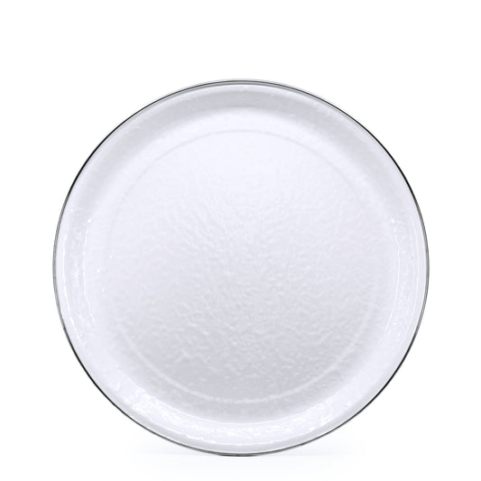 White Solid Medium Tray