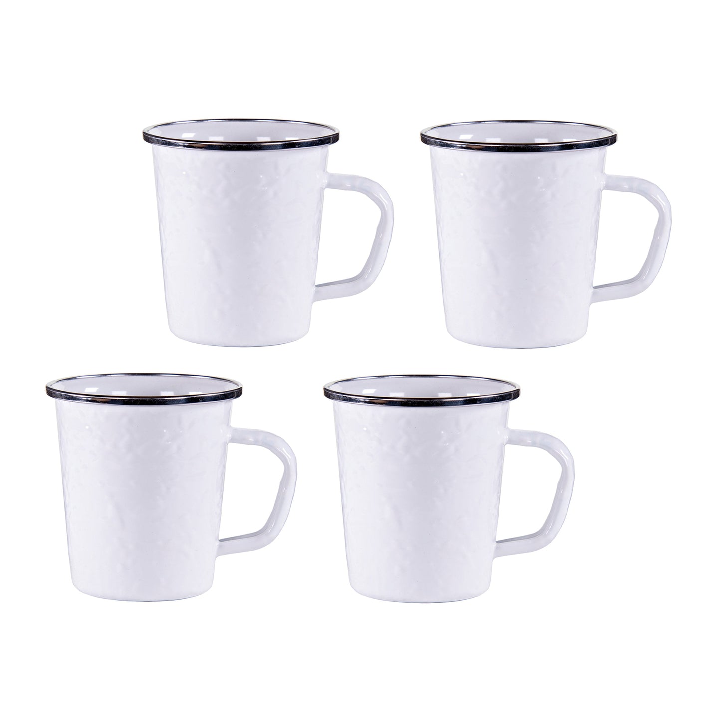 White 16 oz Latte Mugs - Set of 4