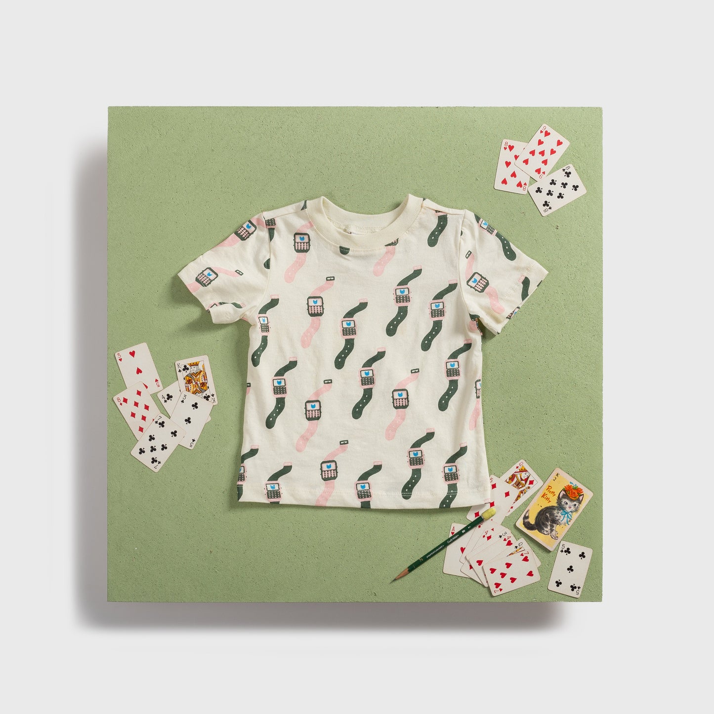 Kids Watch Cat T-shirt