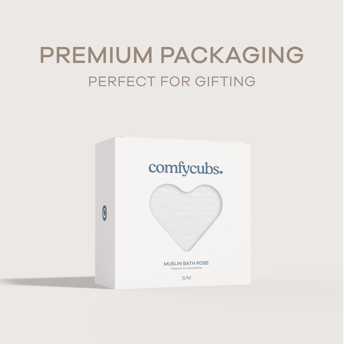 Muslin Bathrobe in White