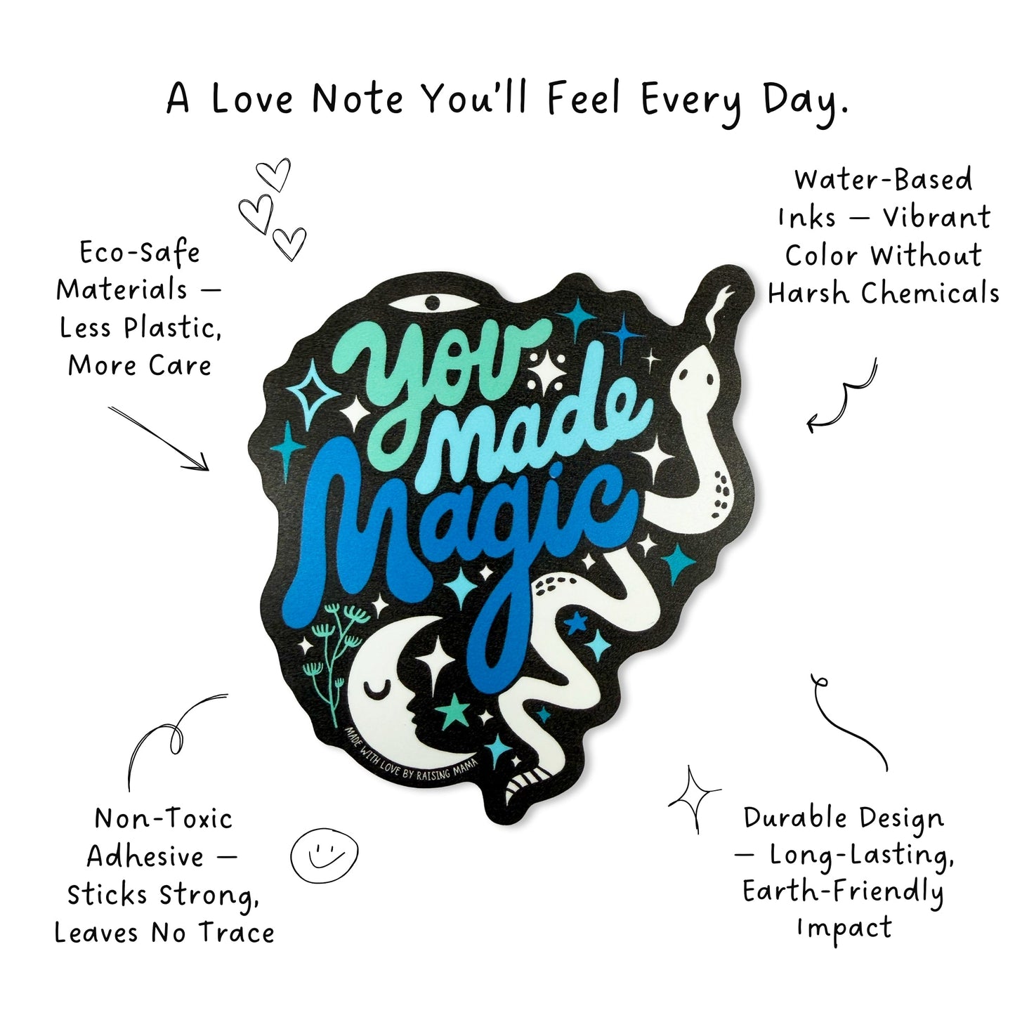 You Made Magic (Blue) | Sticker