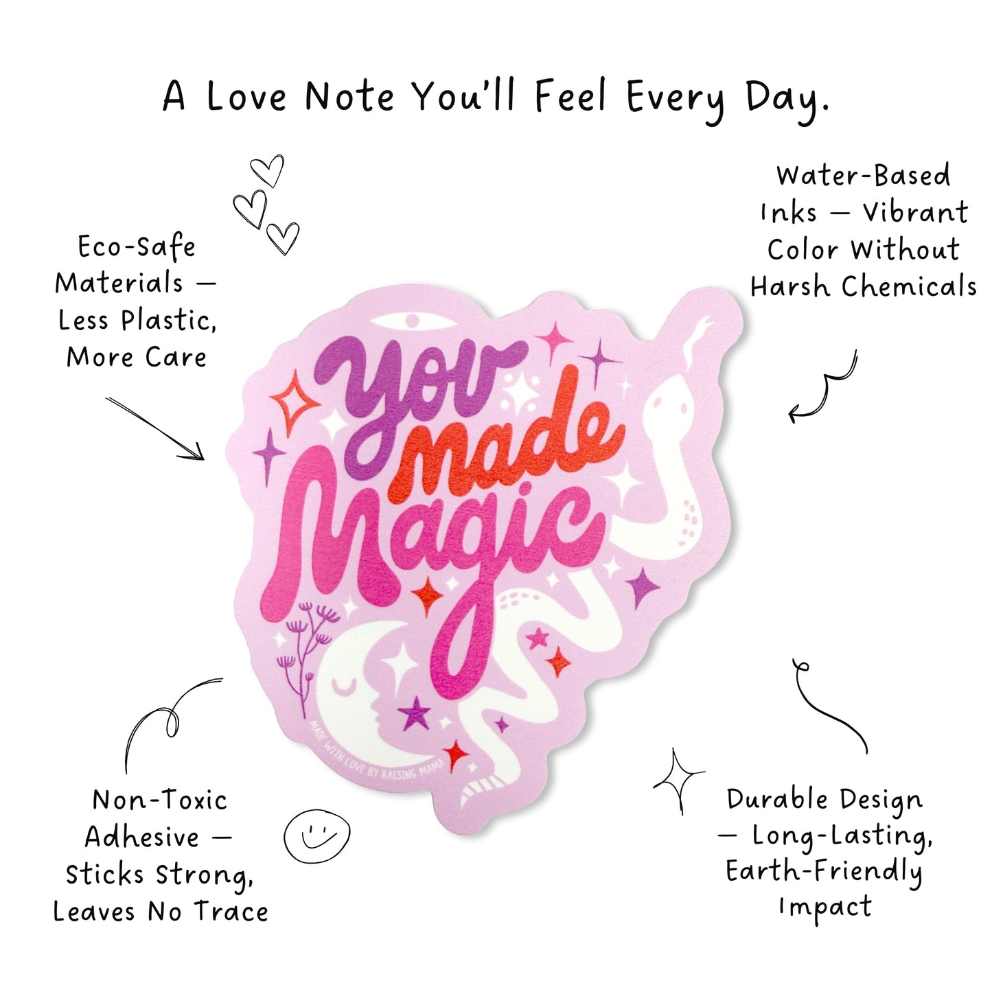 You Made Magic (Pink) | Sticker