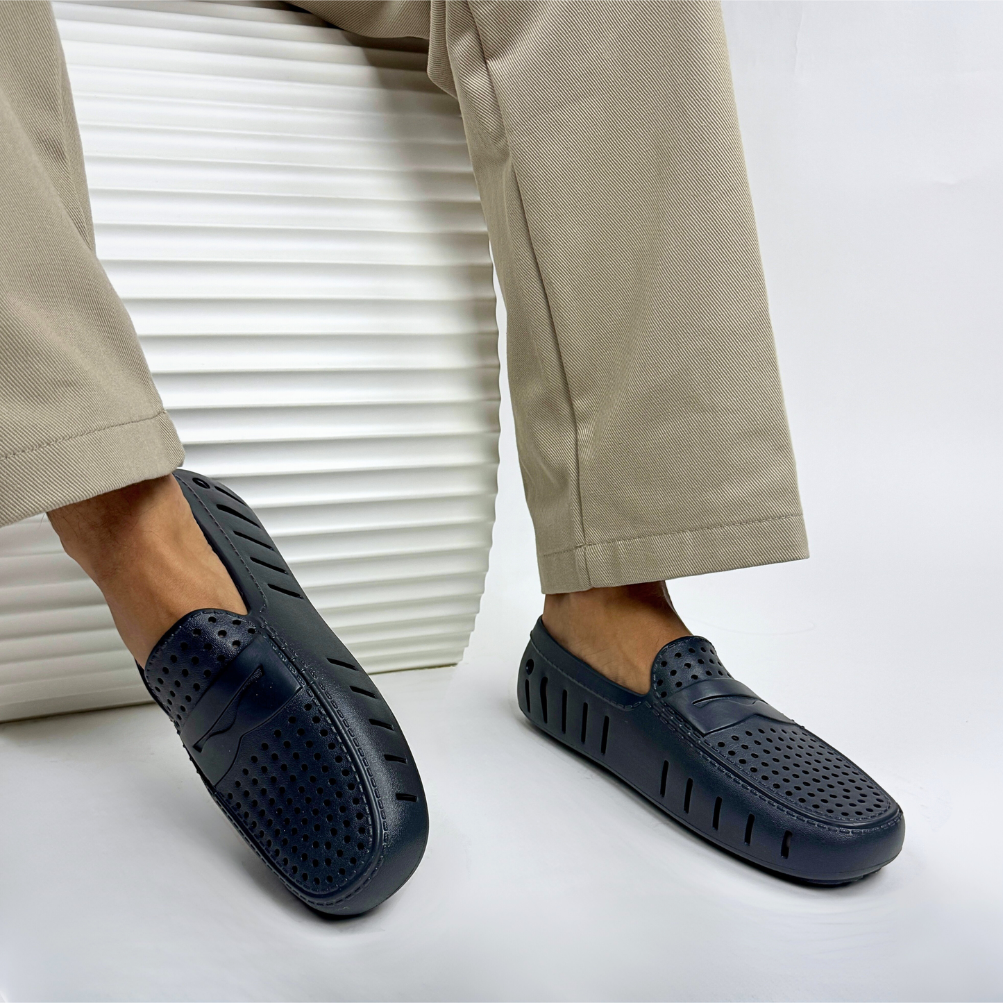 Men's Country Club Black Asphalt Loafers