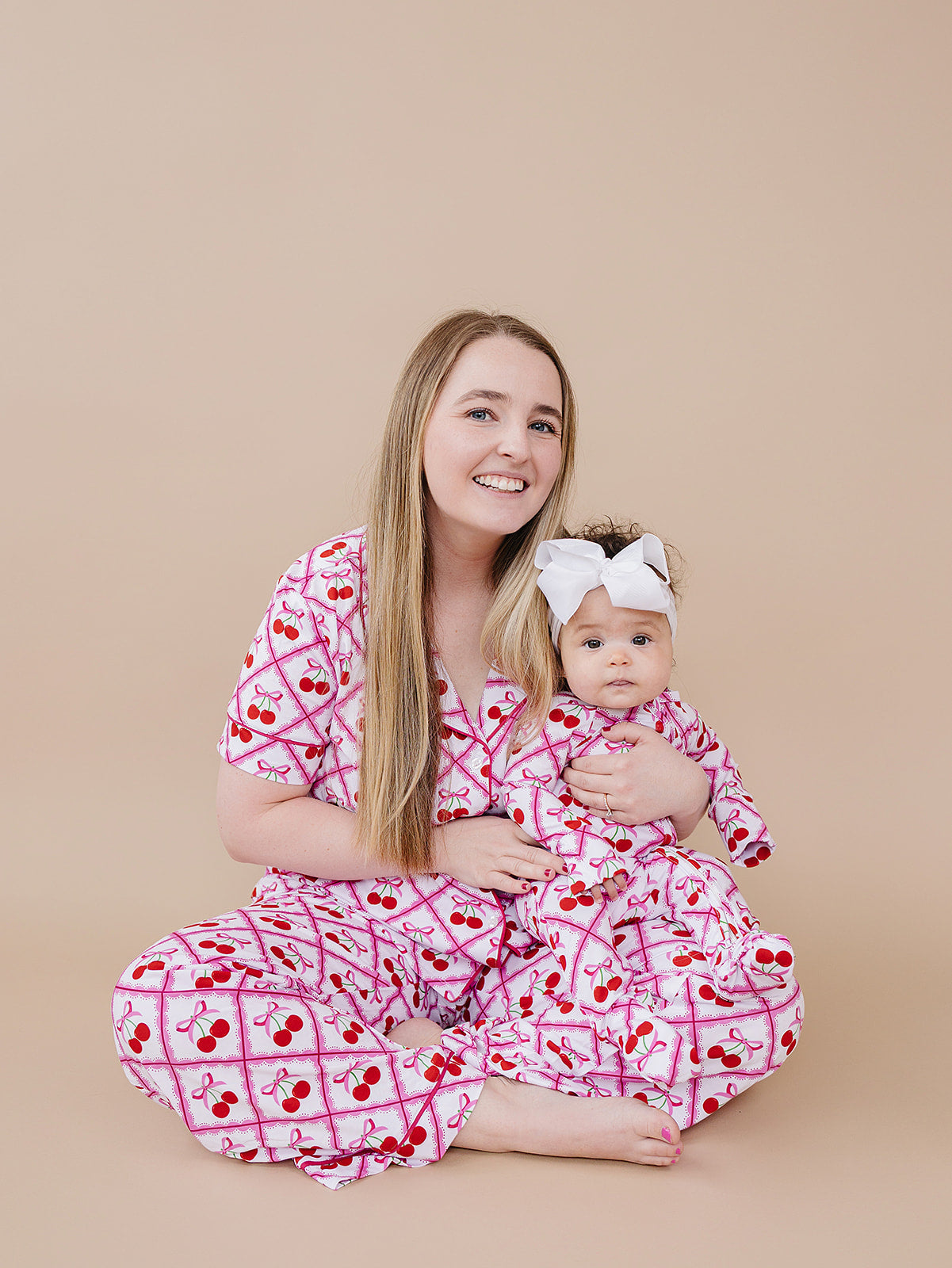 Bamboo Women's Pajamas | Cherry Bow