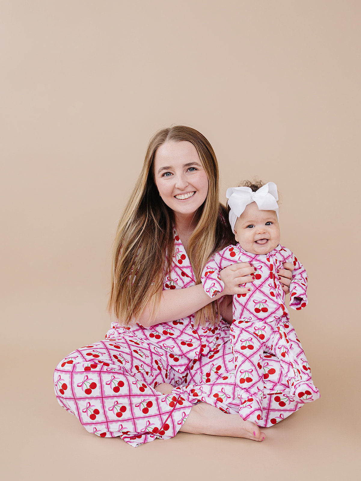 Bamboo Women's Pajamas | Cherry Bow