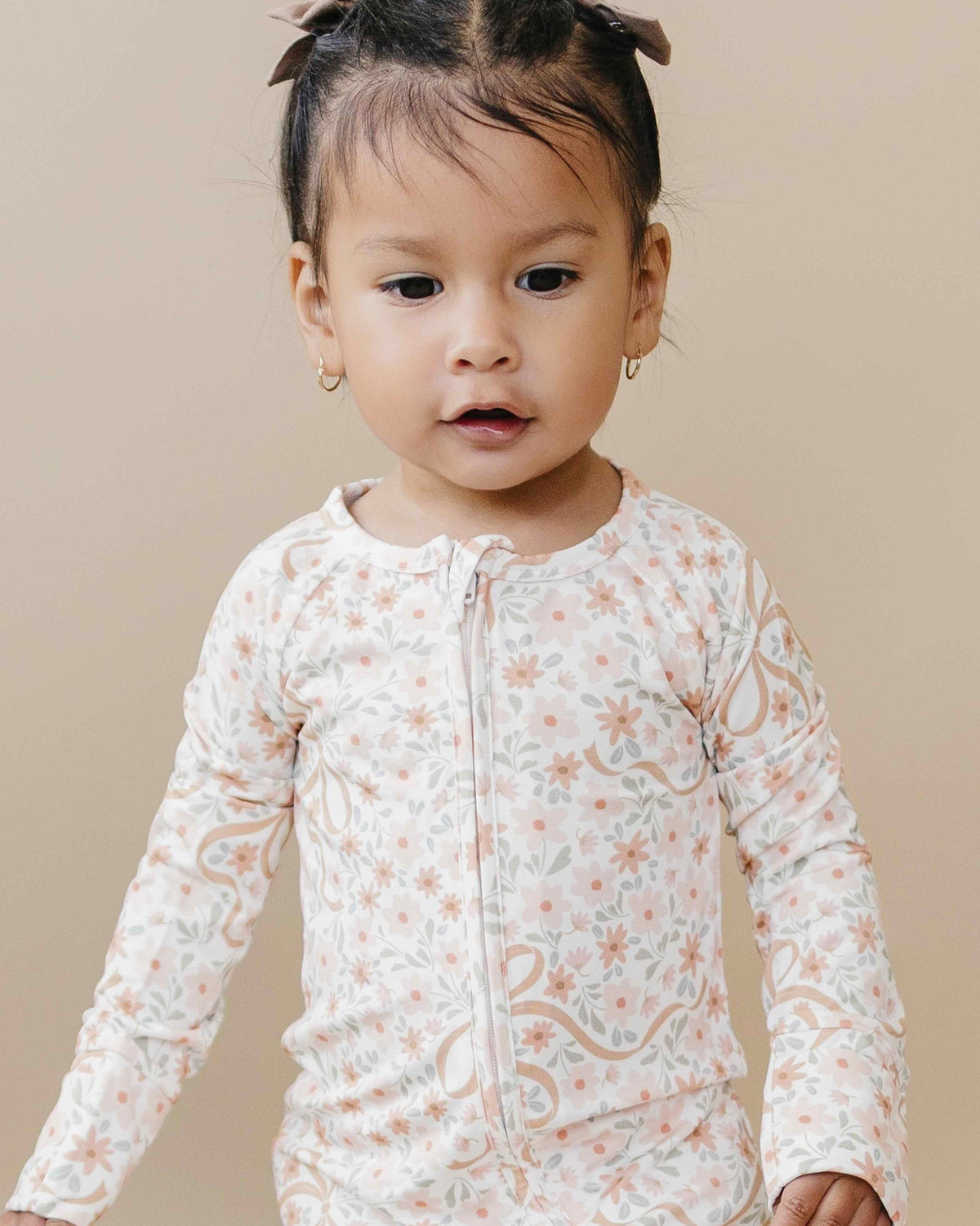Bamboo Zip Romper | Cozy Daisy