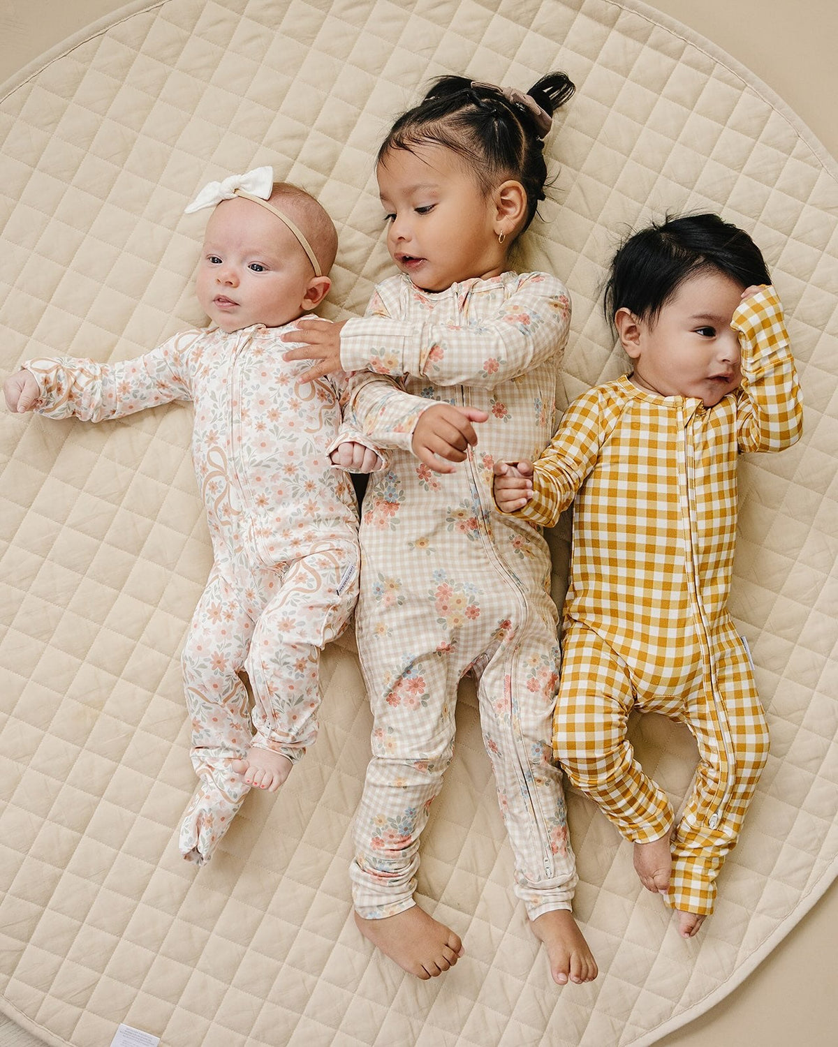 Bamboo Zip Romper | Cozy Daisy