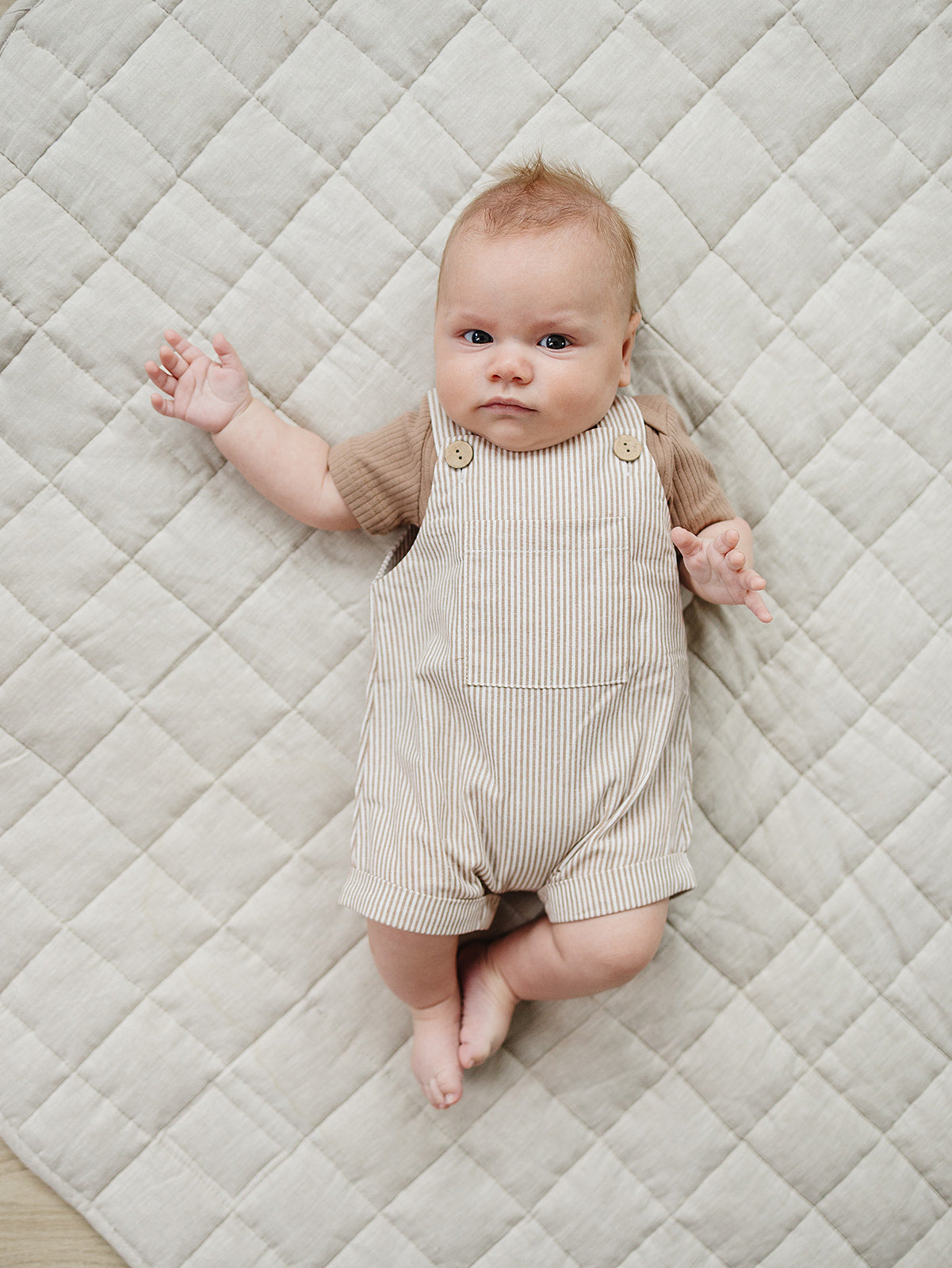 Tan Ribbed Bodysuit