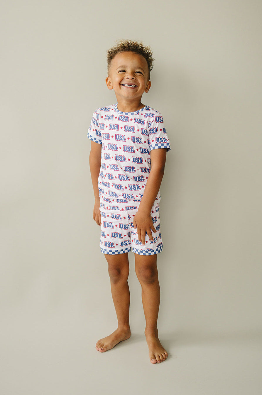 Bamboo Shorts Set | USA