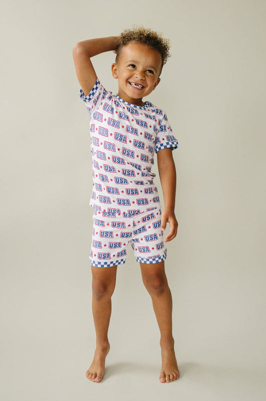 Bamboo Shorts Set | USA