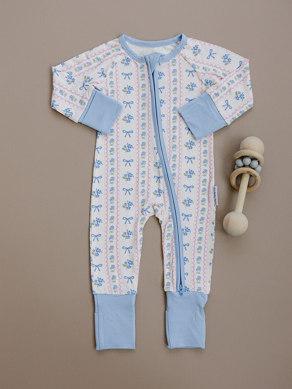 Bamboo Zip Romper | Whimsy Bloom