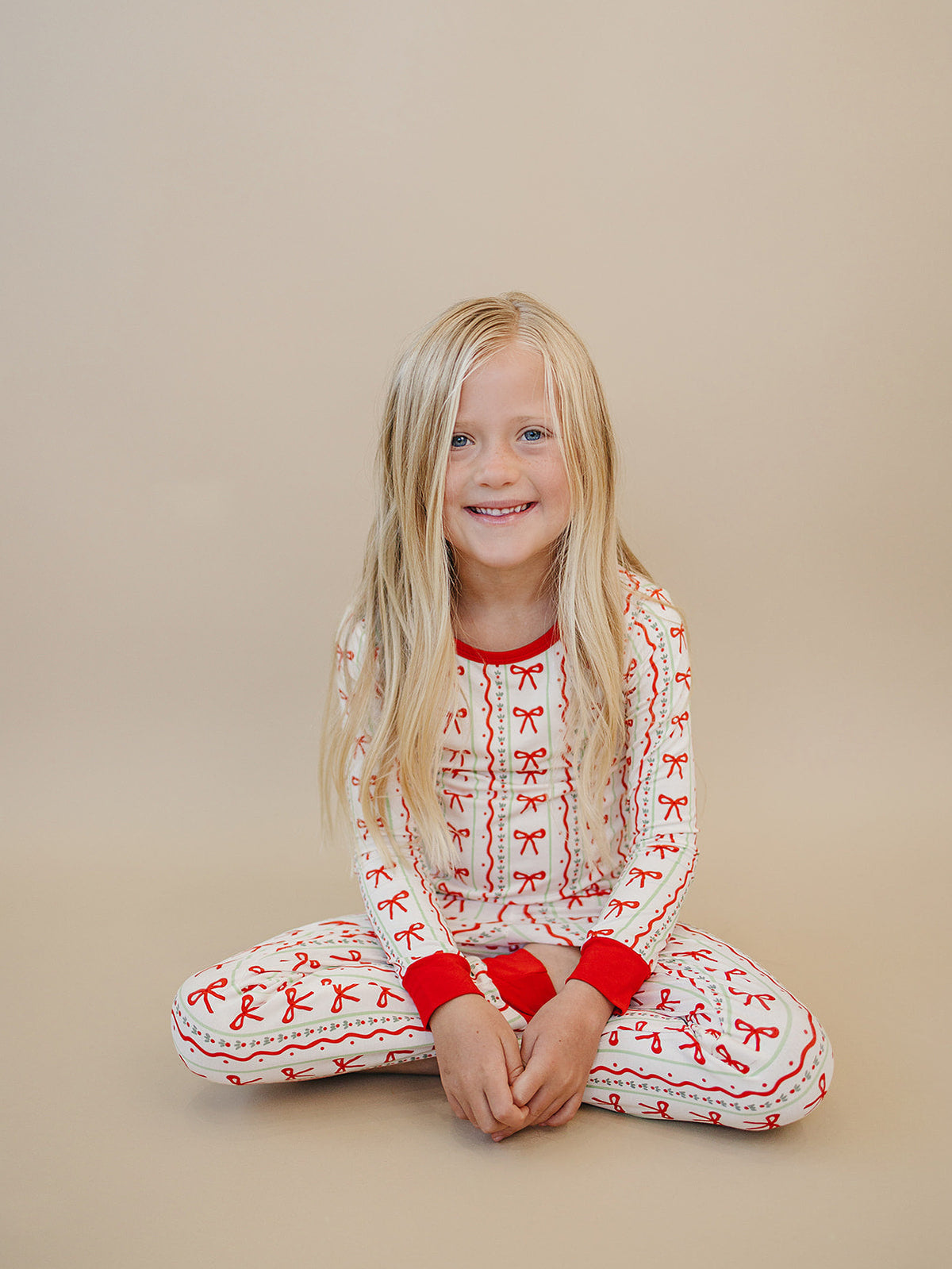 Bamboo Two Piece Set | Christmas Bows