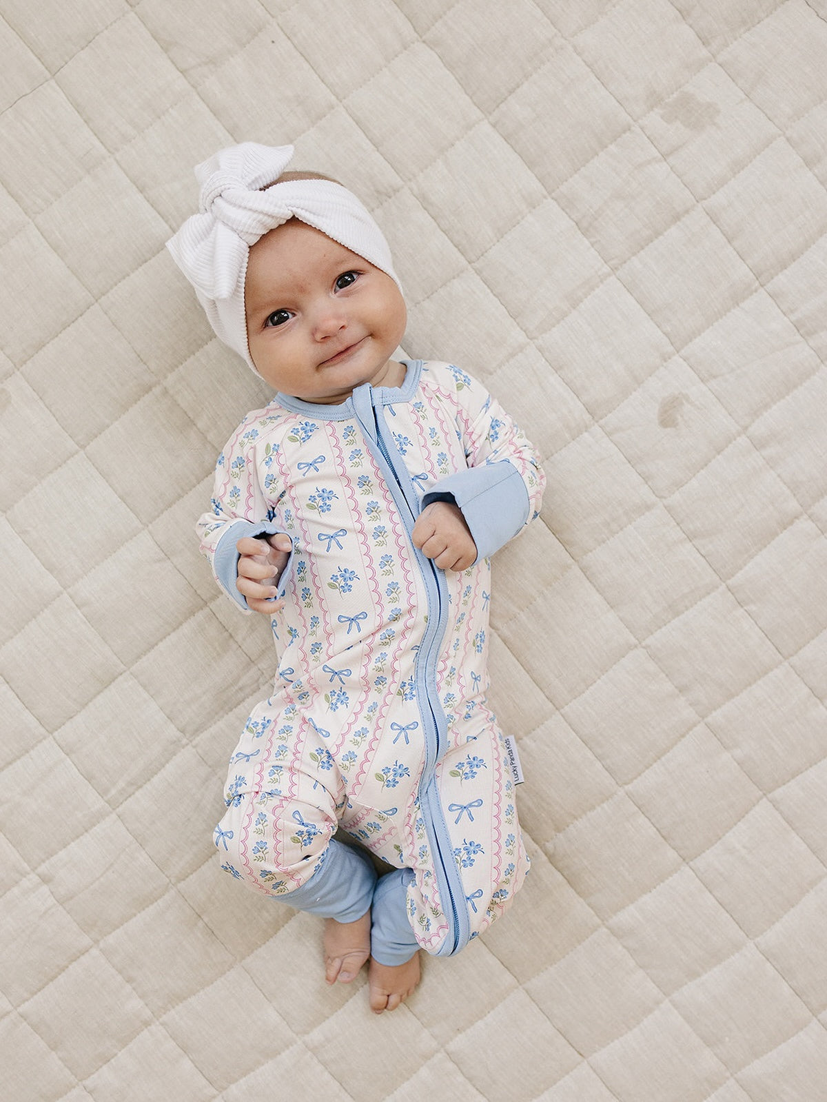 Bamboo Zip Romper | Whimsy Bloom