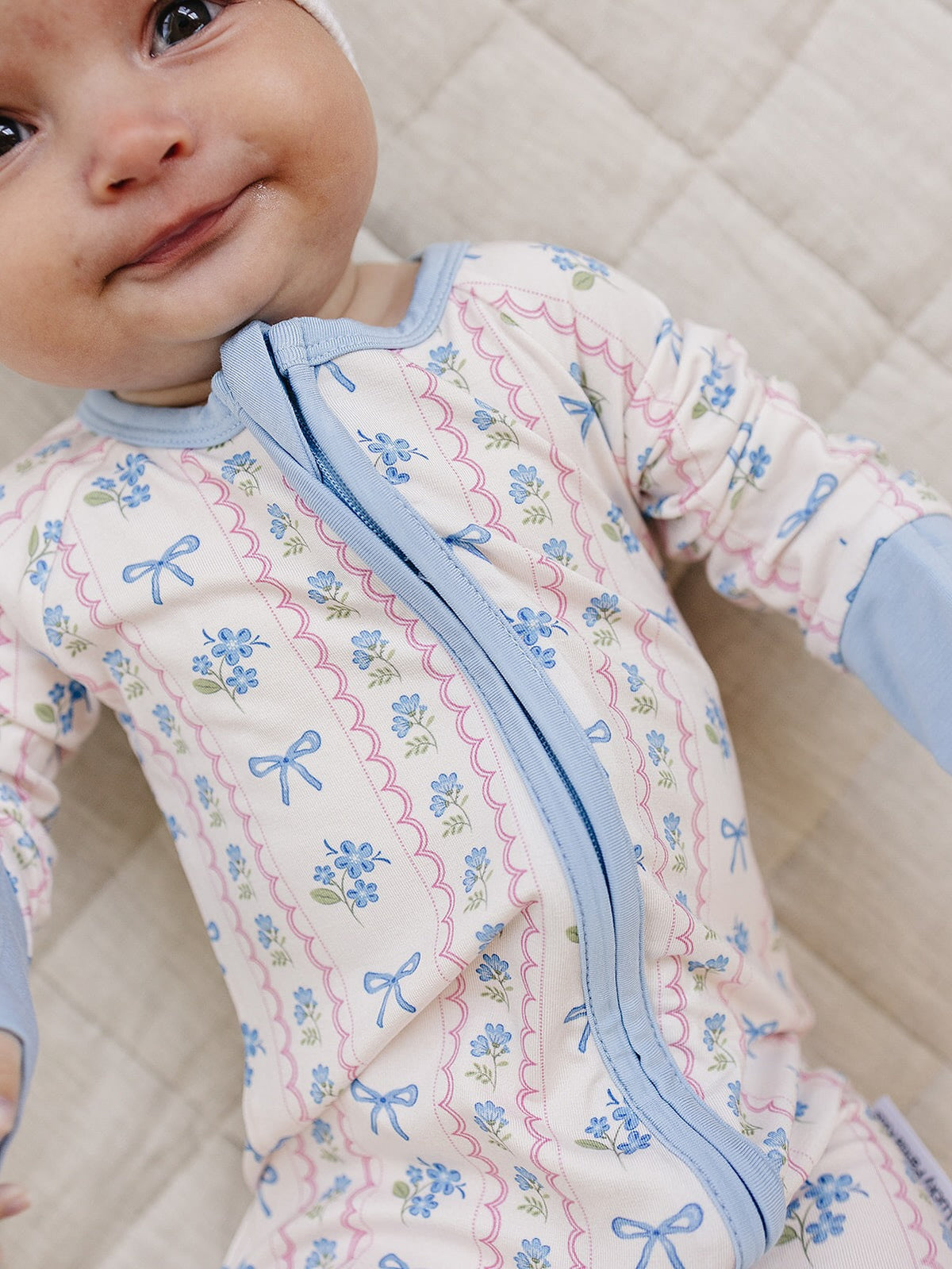 Bamboo Zip Romper | Whimsy Bloom