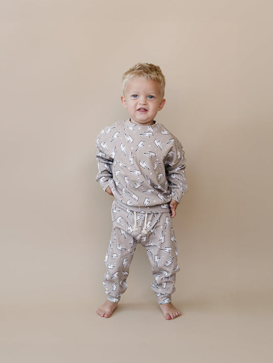 Jogger Set | Latte Bolts