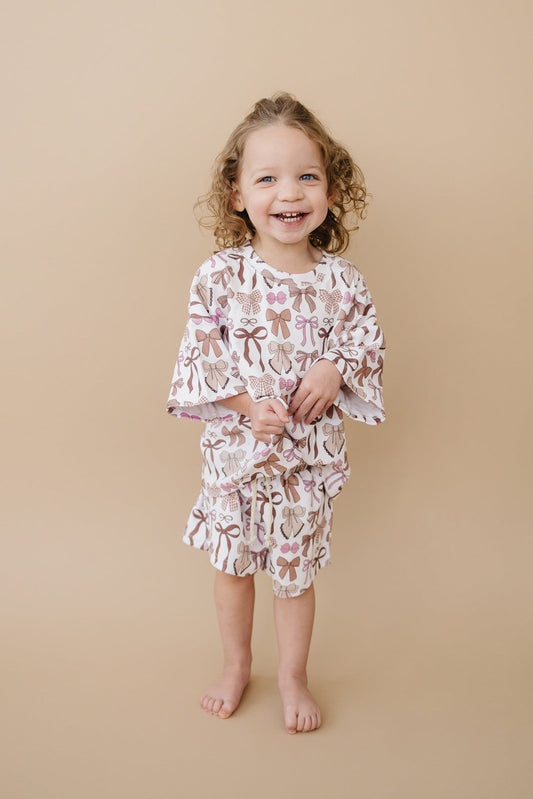 Shorts Set | Mocha Bows