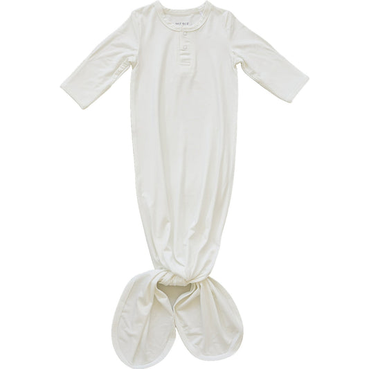 White Bamboo Knot Gown