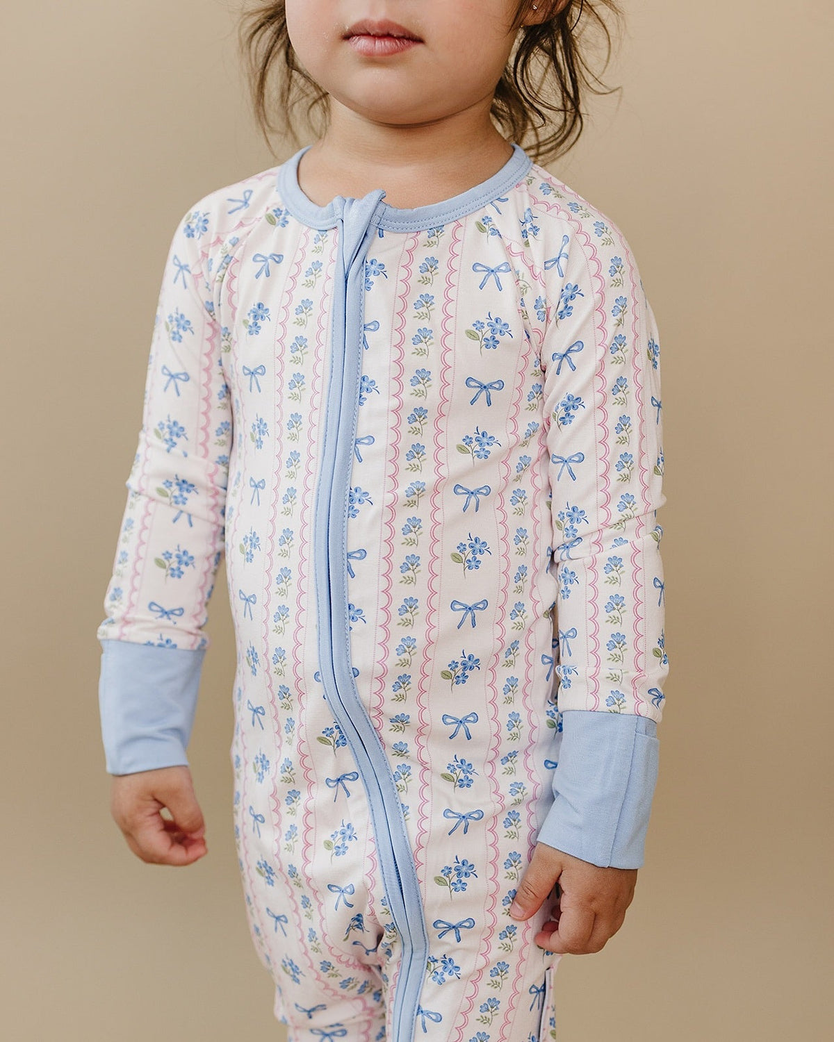 Bamboo Zip Romper | Whimsy Bloom