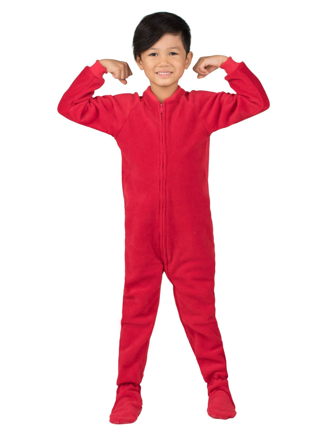 Bright Red Toddler Fleece Onesie