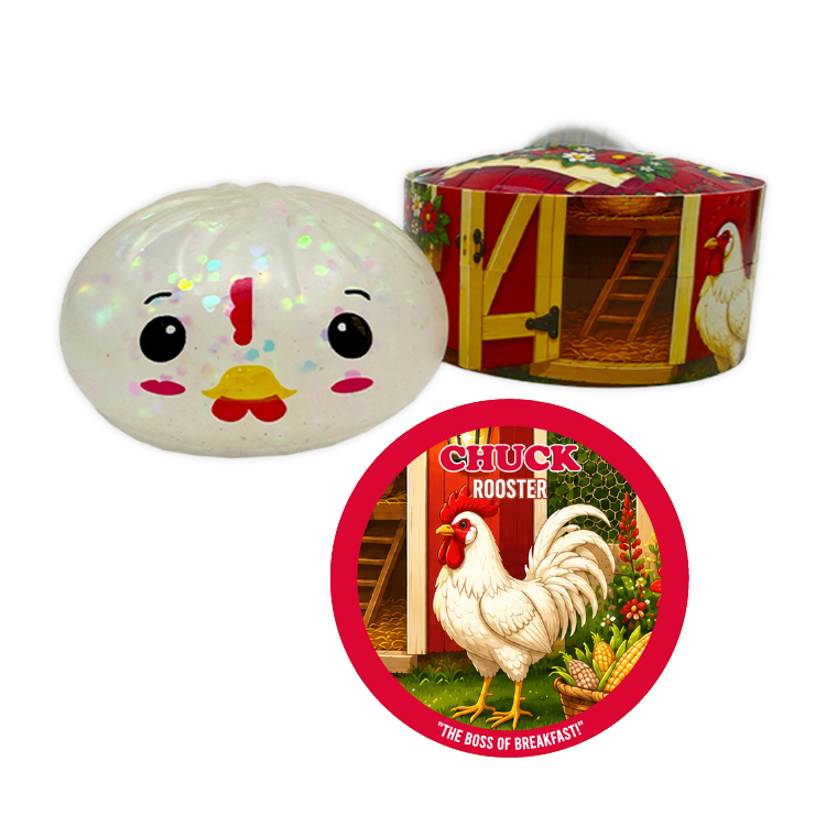 Fun Doh Farm Barnyard Dumpling Squishy Toys – Choose Your Animal