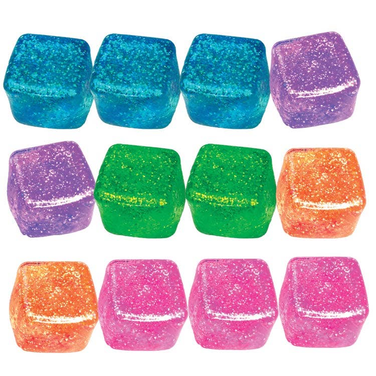 Fun Doh Jumbo Squishy Cube | Giant Glitter Sensory Stress Relief Fidget | Bossier City, LA