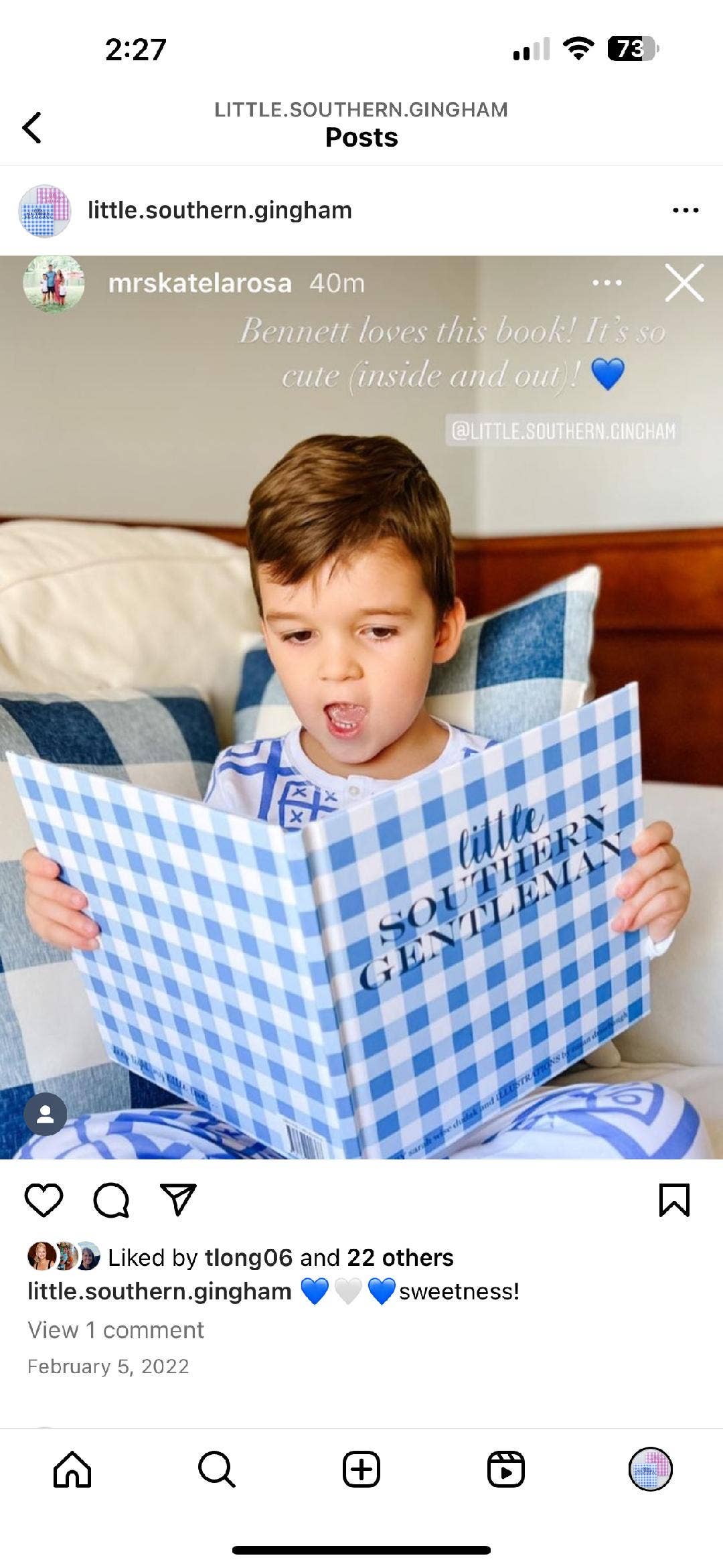 Book: Little Southern Gentleman