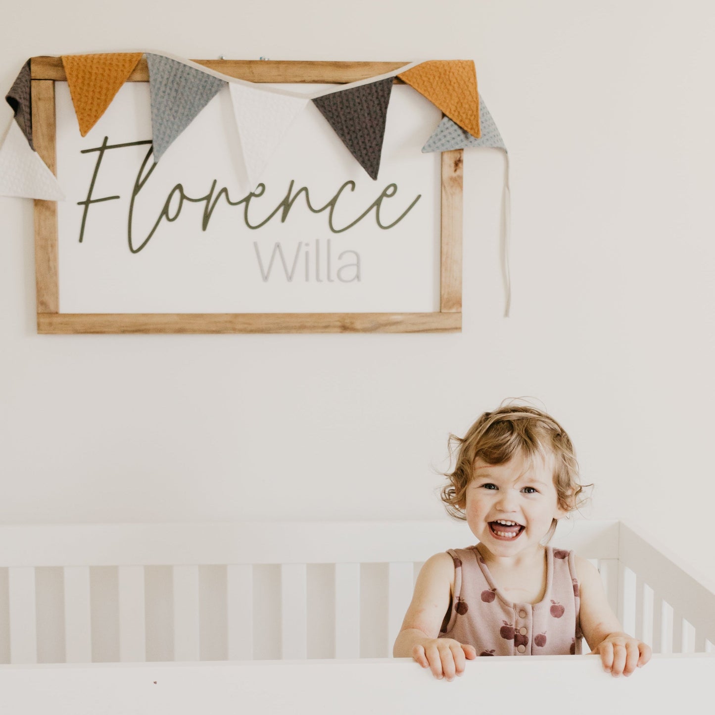 Custom Wooden Name Sign Rectangle