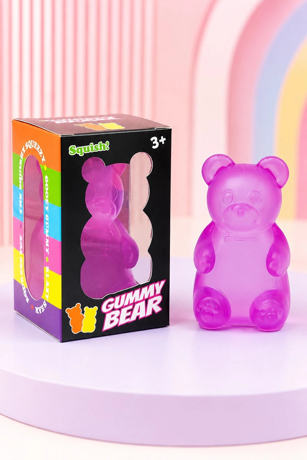 Gummy Bear Squish Sensory Toy | Slow Rise Squeeze Fidget Toy for Kids & Adults | The Prissy Pelican Boutique | Bossier City, LA