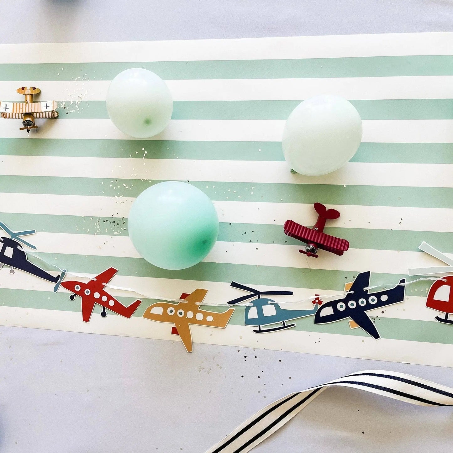 Airplane Birthday Party Banner