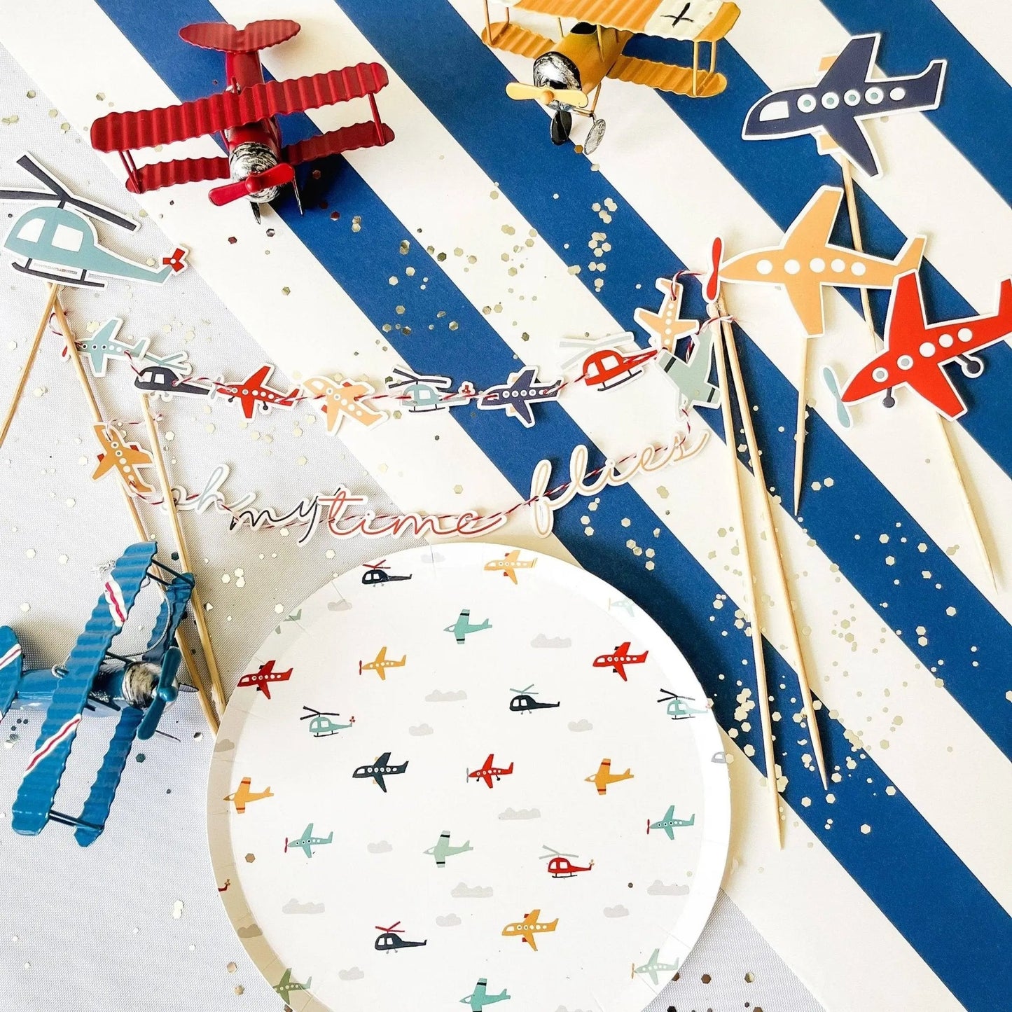 Airplane Birthday Cake Topper