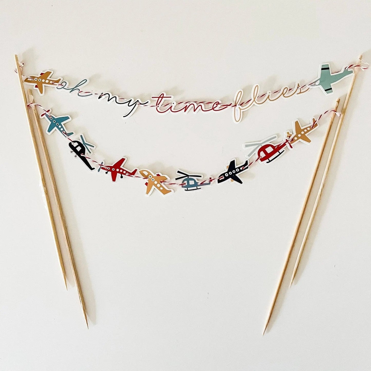 Airplane Birthday Cake Topper