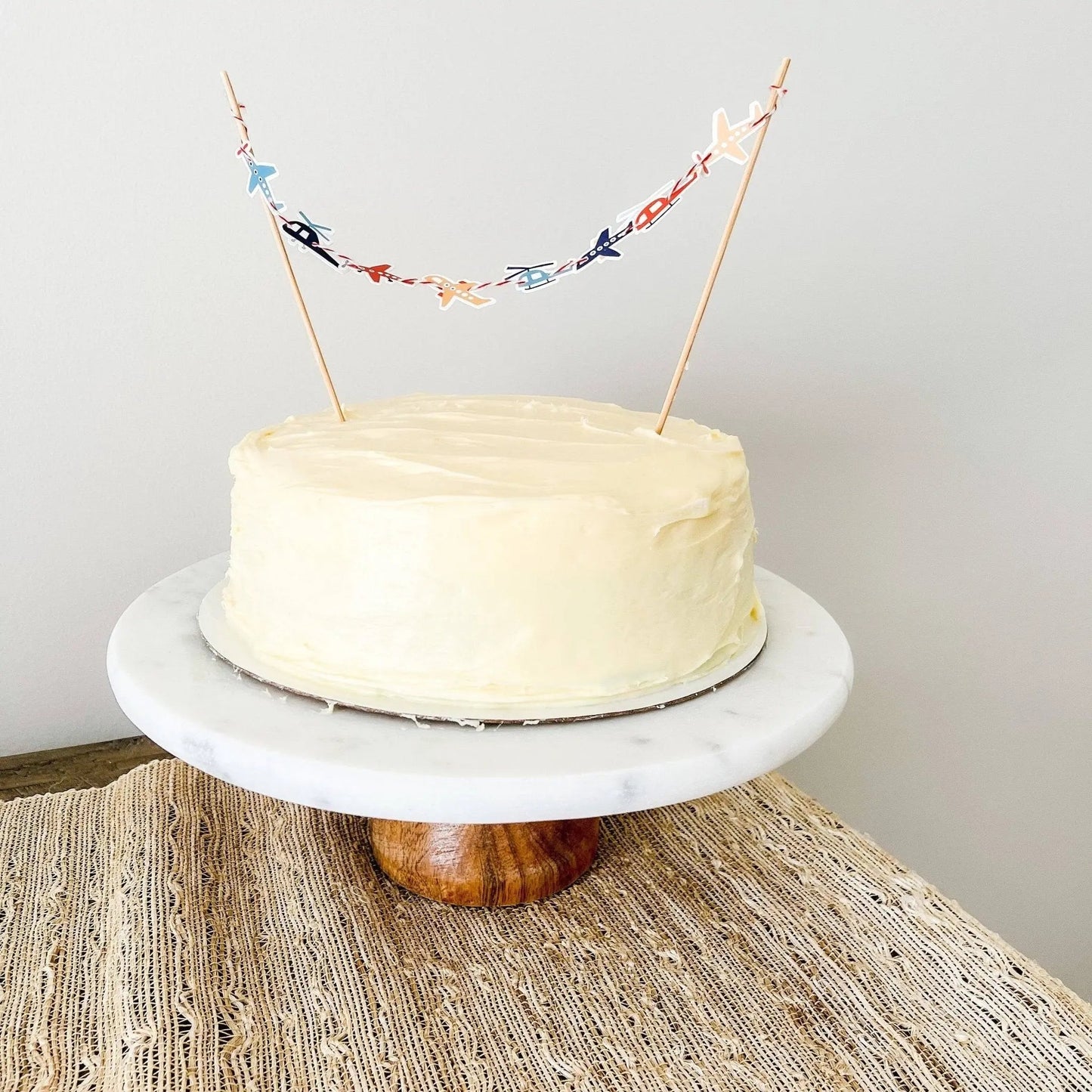 Airplane Birthday Cake Topper