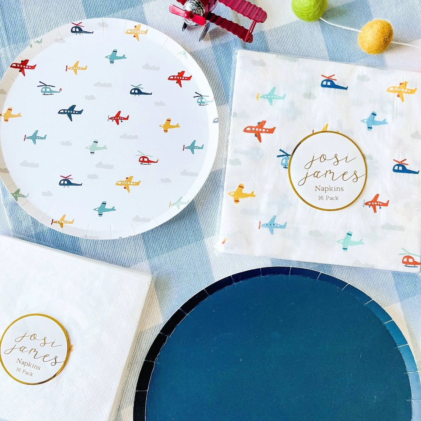 Airplane Disposable Paper Napkins, Small (16pcs)
