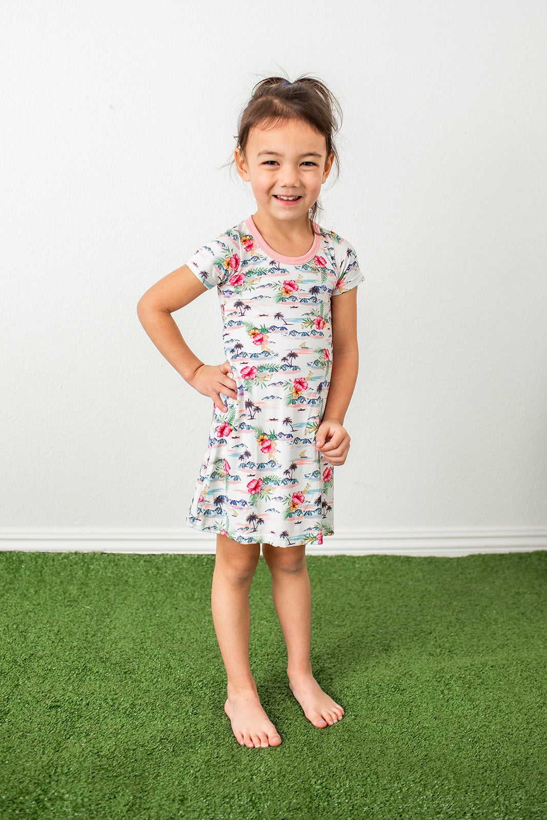 Aloha A-Line Dress