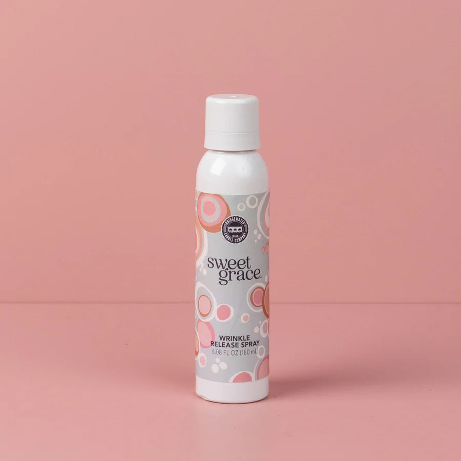 Sweet Grace Wrinkle Release Spray – Luxury Fabric Refresher & Wrinkle Remover 6.08 oz