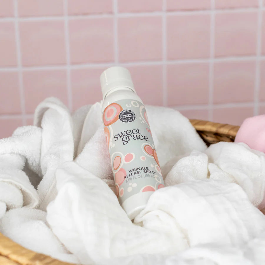 Sweet Grace Wrinkle Release Spray – Luxury Fabric Refresher & Wrinkle Remover 6.08 oz