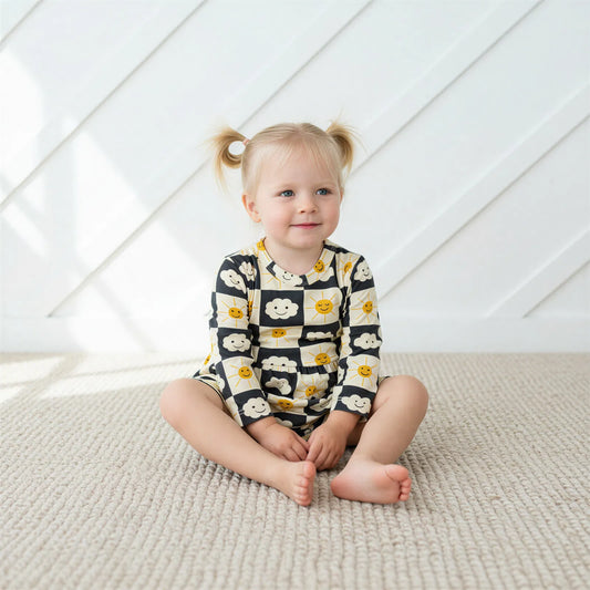 Checkered Joy Bodysuit Dress